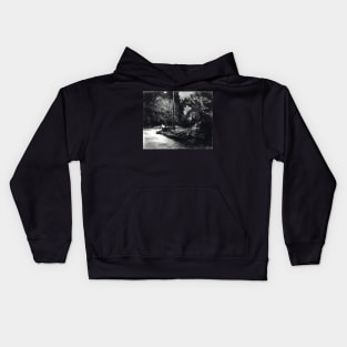 High Resolution Edward Hopper Night In The Park 1921 Kids Hoodie